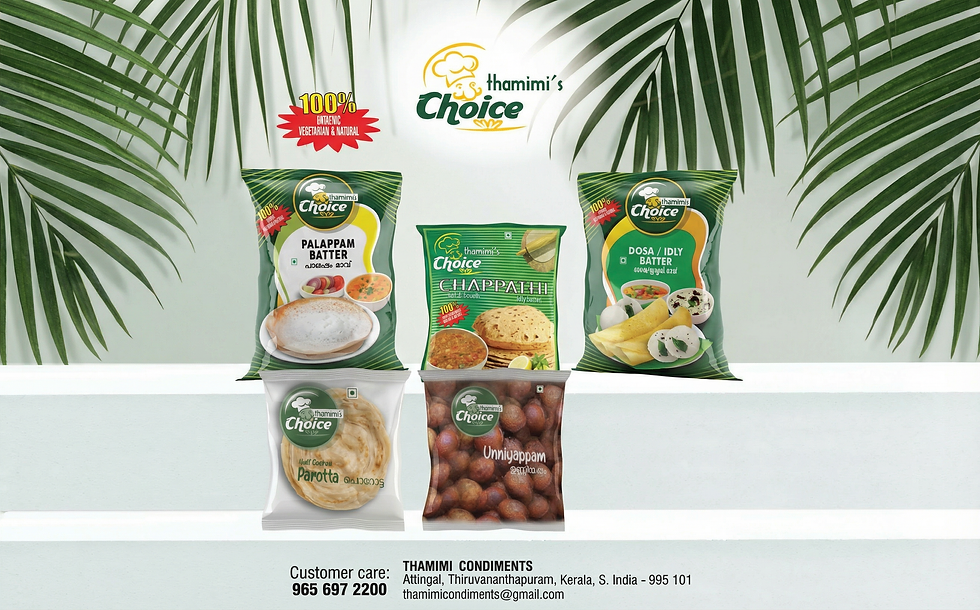 half cooked chappathi, porotta and appam batter dosa batter