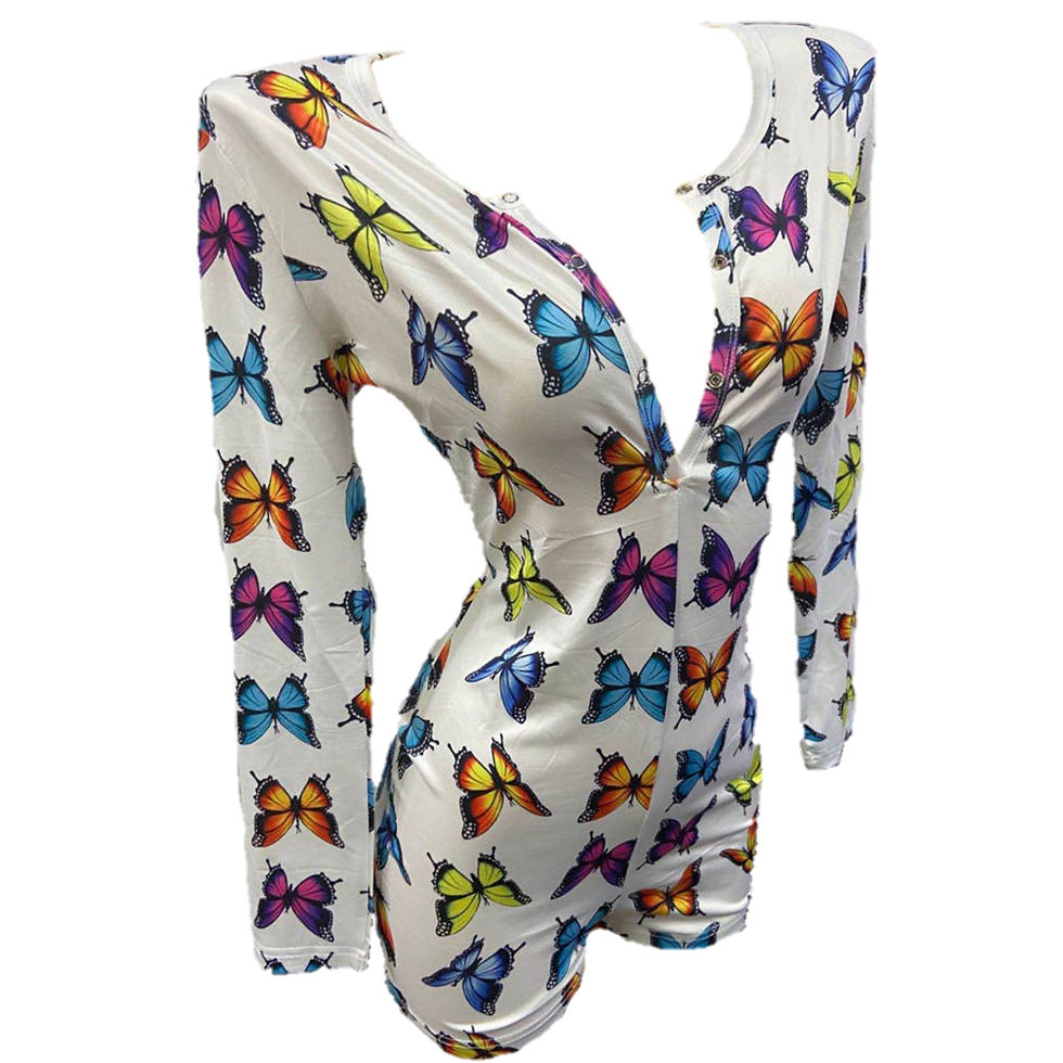 Butterfly Print Onesie