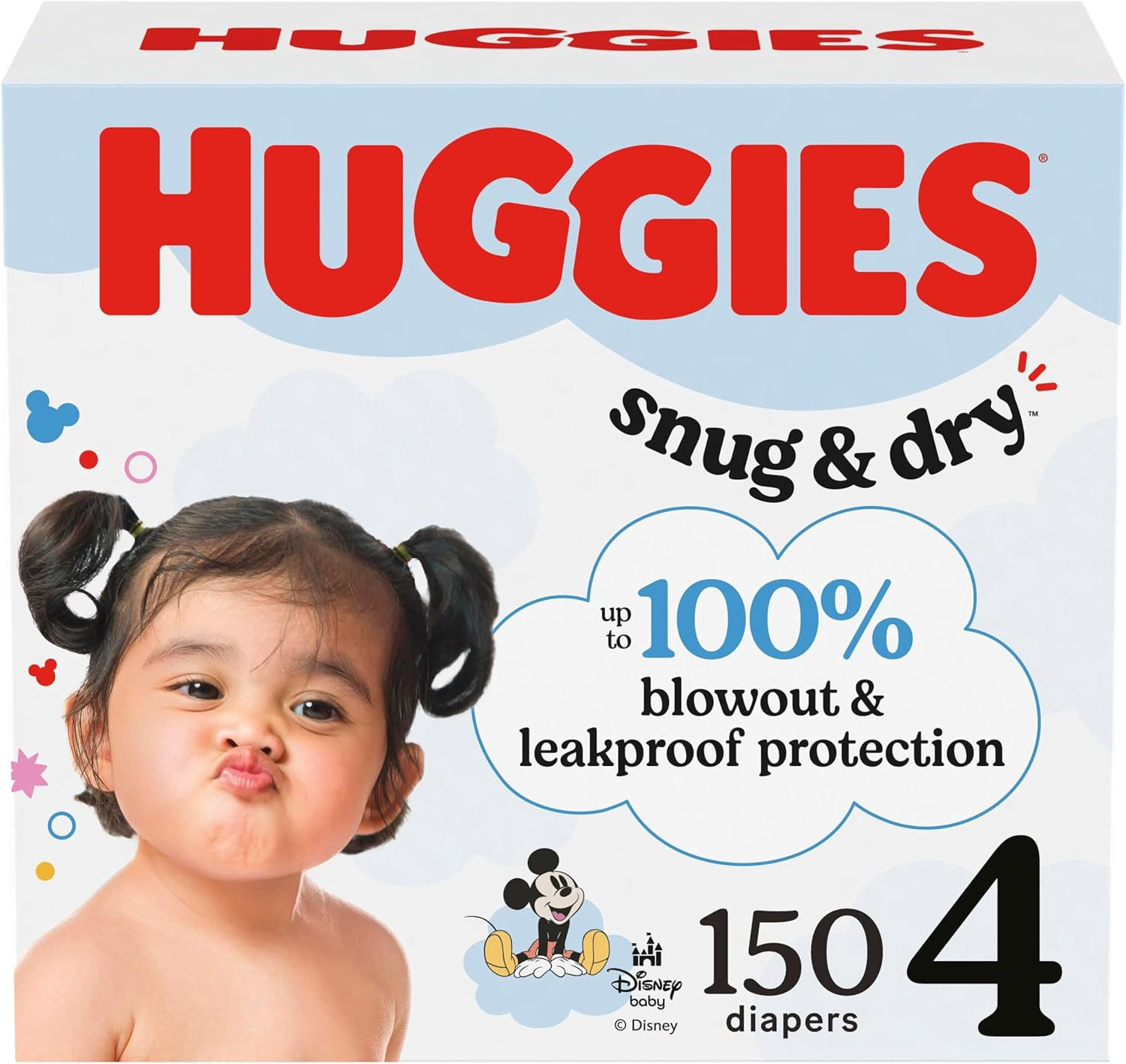 Huggies Snug & Dry Stage 4, 150 Ct.
