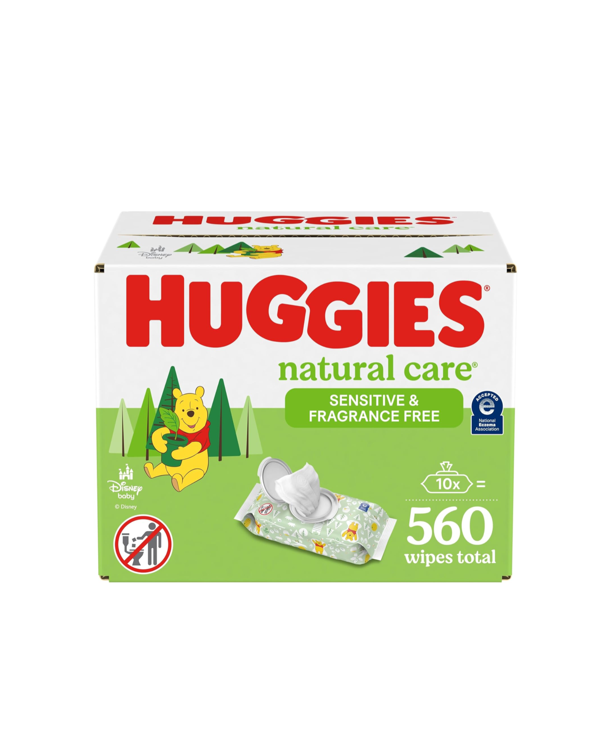 Huggies Natural Care Sensitive Baby Wipes 10Pcks