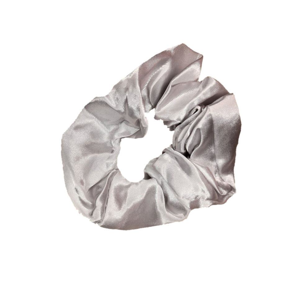Silver Scrunchie