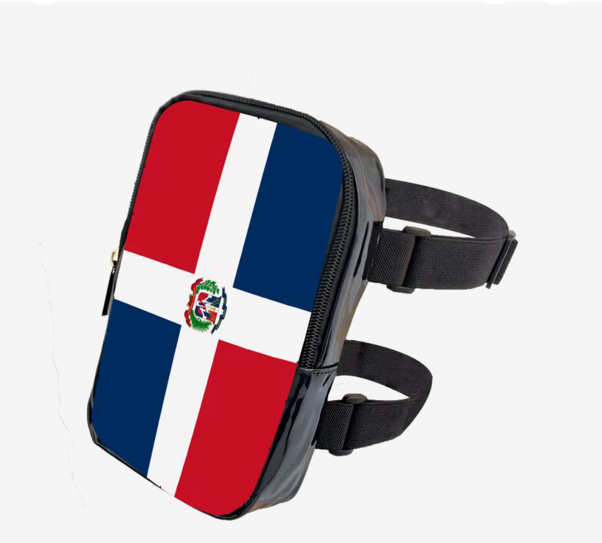 Dominica Republic Flag Thigh Bag