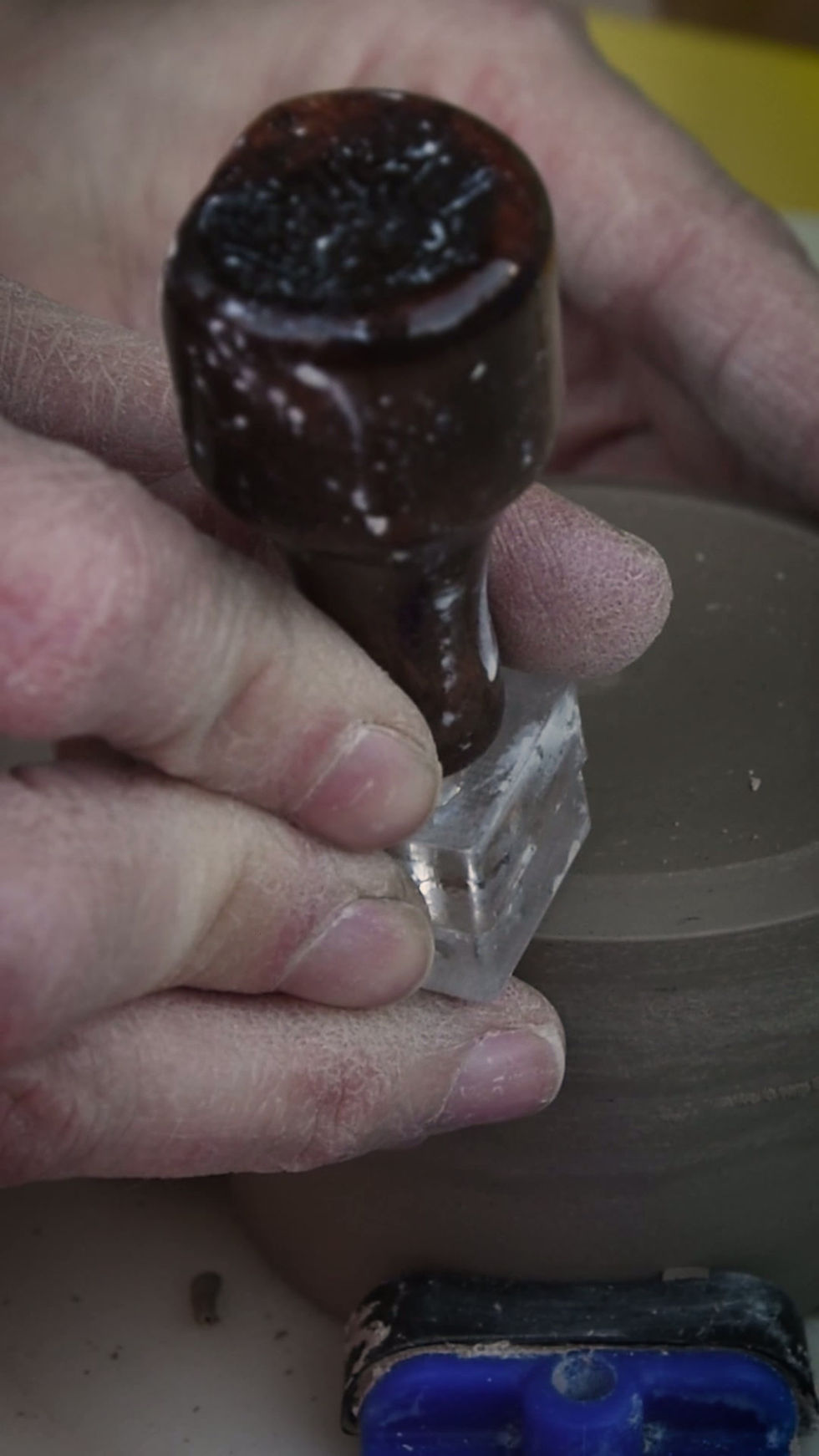 Thumbnail: White Fleck Tea Light Holder