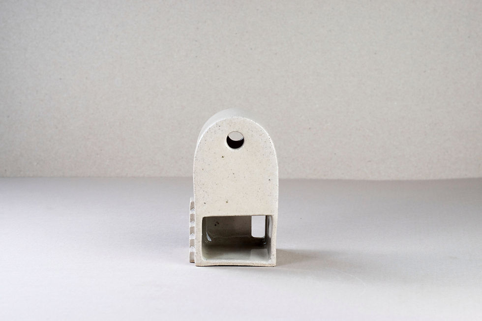 Thumbnail: Raw Flecked Arch Tea Light House