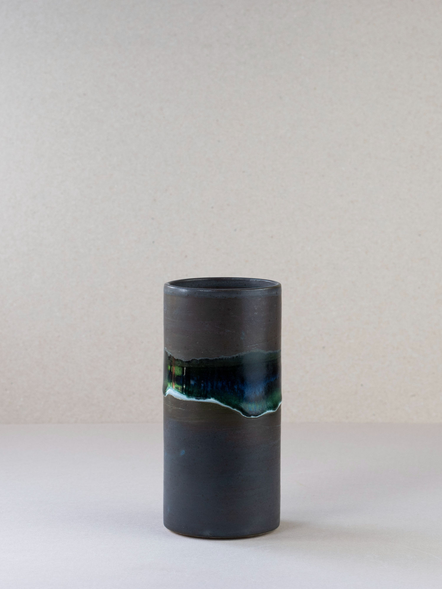 Layer Glaze Mini Cylinder Vase