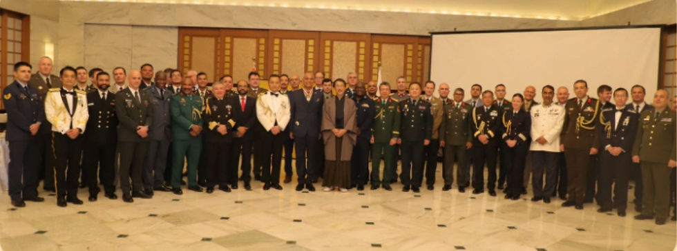 Japan Self-Defense Forces Day Reception hosted by the Embassy of Japan in India  brought together senior officials from the Government of India, members of the diplomatic and defence community,