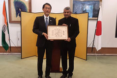 Japan Honours INA Veteran Lt. Bharati Asha “Asako” Sahay Choudhury at Embassy Commendation Ceremony