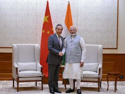 PM Modi received Wang Yi, Member of the Politburo of the Communist Party and Foreign Minister of China