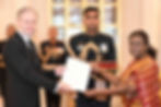 Rasmus Abildgaard Kristensen, Ambassador of Denmark to India, presents his credentials to President Droupadi Murmu at Rashtrapati Bhavan, New Delhi.
