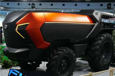 Kubota driverless hydrogen fuel cell tractor at Expo 2025 Osaka