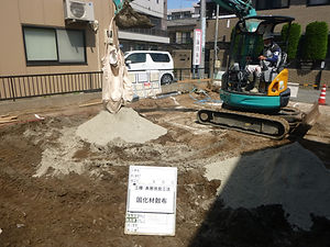 表層改良工事