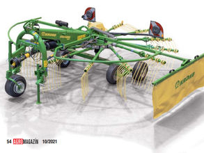 Nový jednorotorový zhrňovač od KRONE. Nový vzhľad, ešte viac komfortu a výkonu