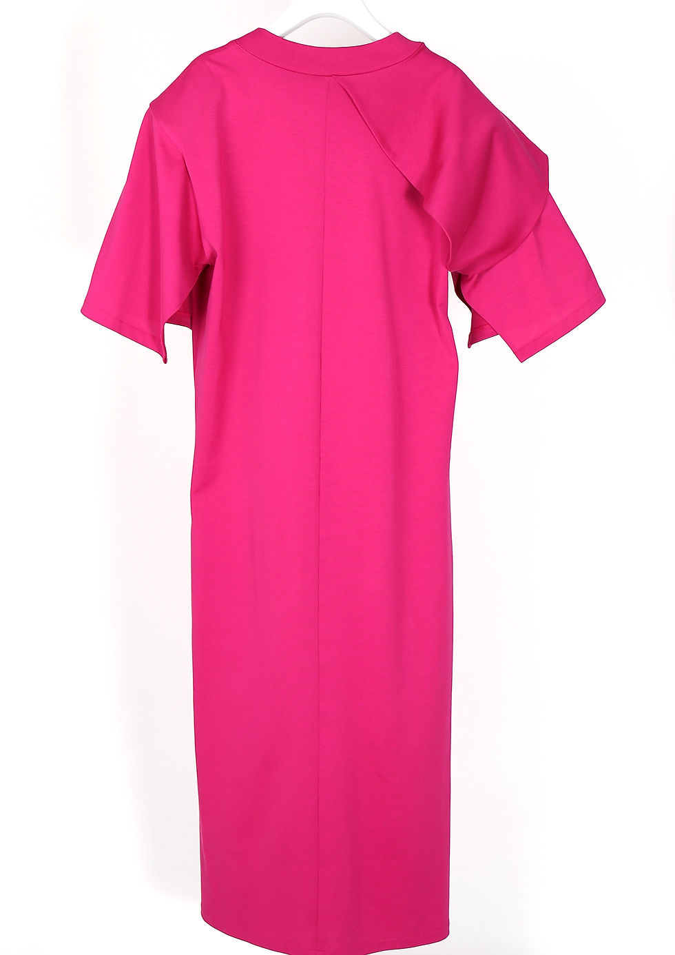 サムネイル： Empowerment Scarf-neck Open-sleeve Dress (with Shoulder Pads)
