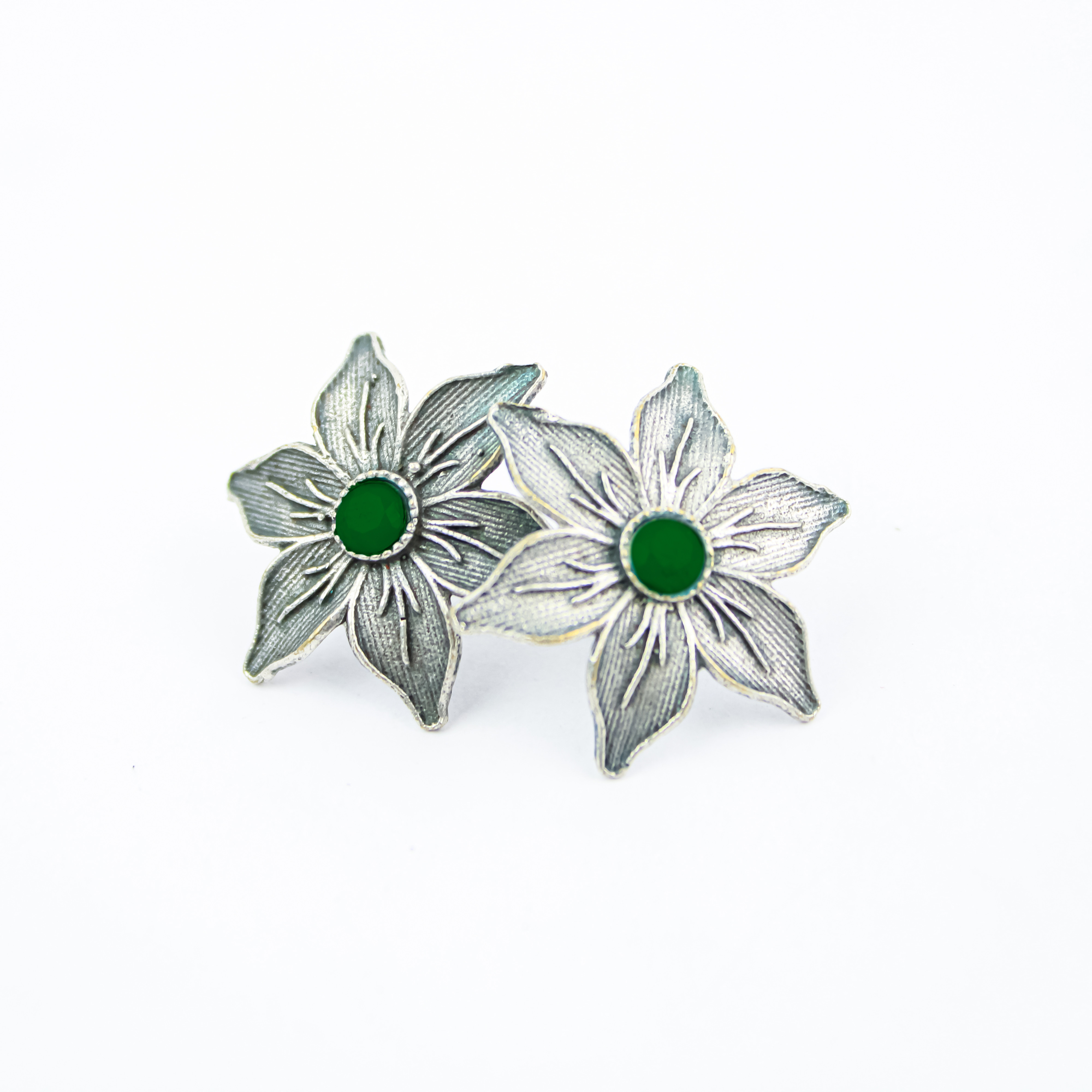 Born Bead Oxidised Afghani Silver Plated Earrings for Women and Girls | German S