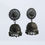 Thumbnail: Born Bead Earrings Oxidised Jhumka Earrings |Black jhumka | Traditional