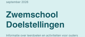 Van Groen naar Wit: stap voor stap leren zwemmen