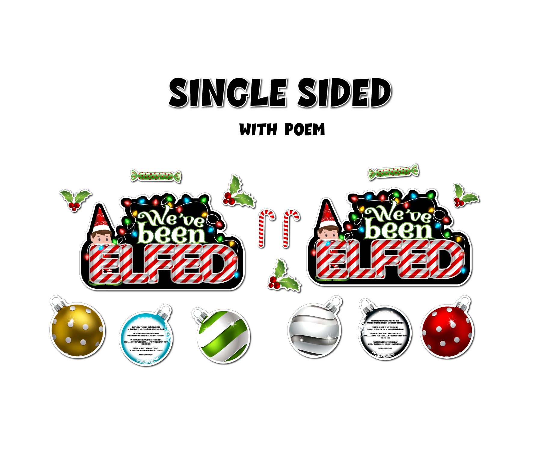 We've Been Elfed - SS - 2 Pack- with Poem