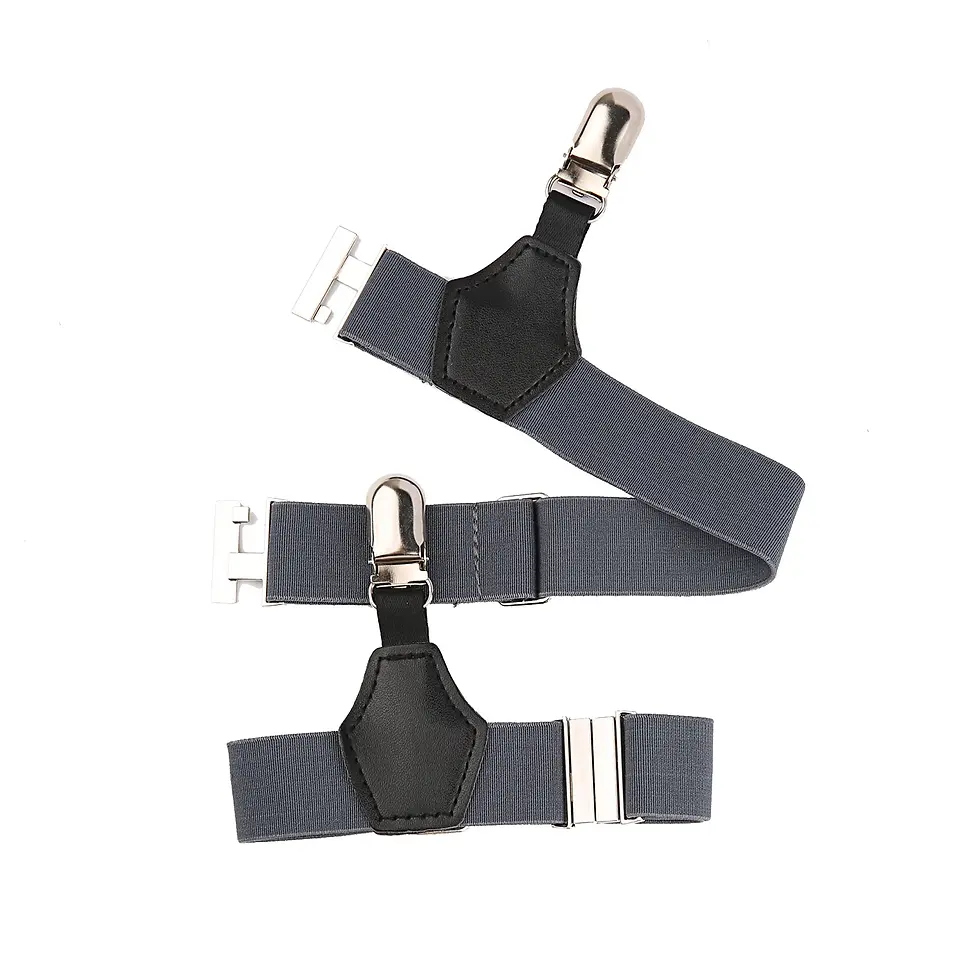 Thumbnail: Unisex Sexy Tube Socks Garters Men Double Clips Man Suspenders Leg Single Clip