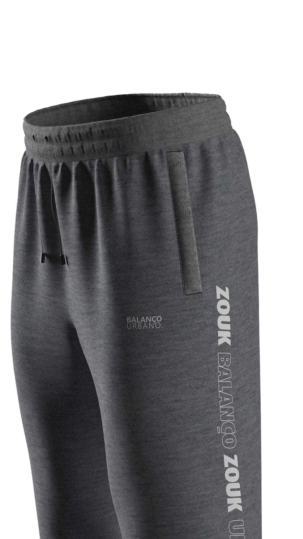 Miniatura: Jogger Moletom Zouk Cinza