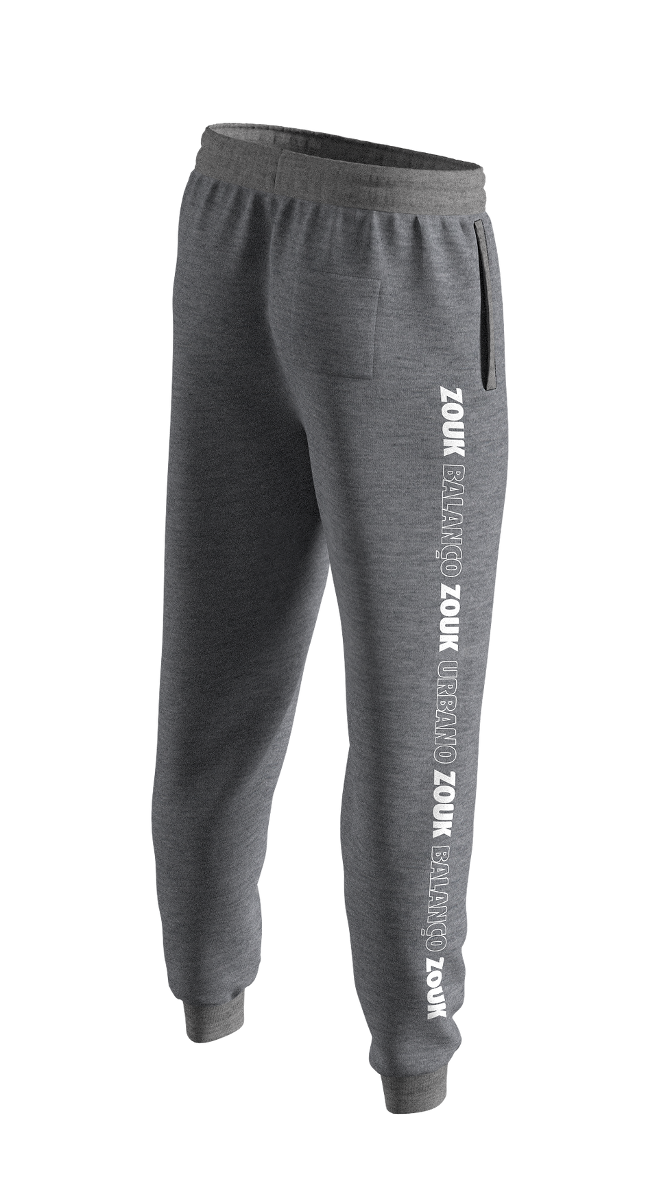 Miniatura: Jogger Moletom Zouk Cinza