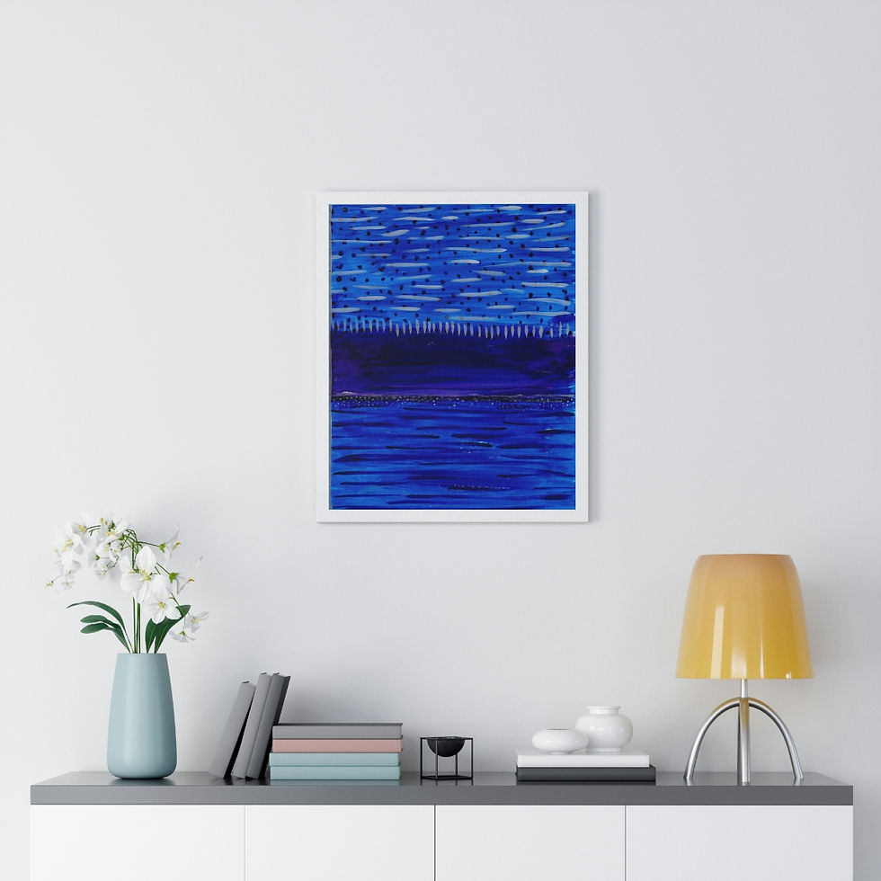 Thumbnail: Night Blue Sea 1 Wall Art