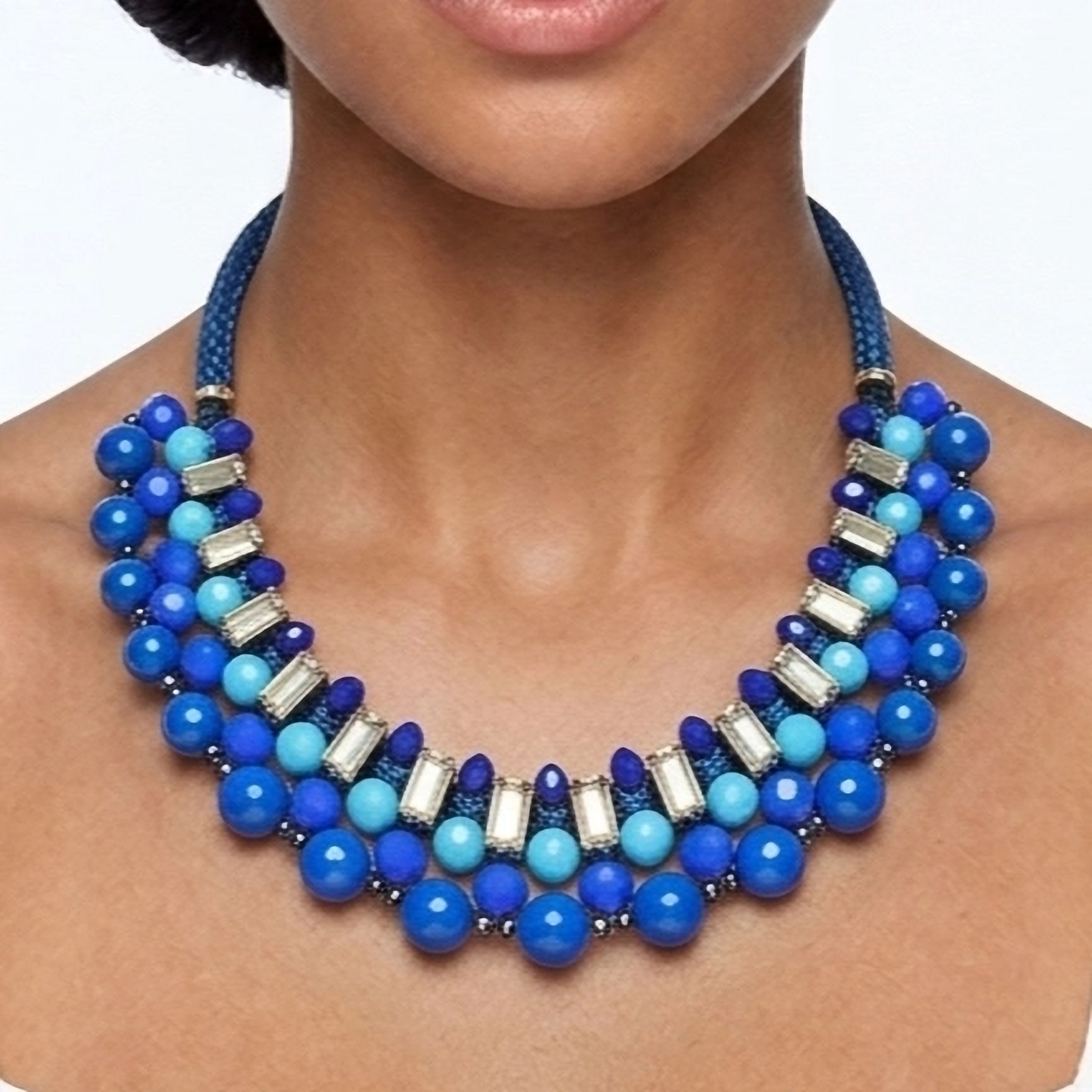 Collana 3325 blu