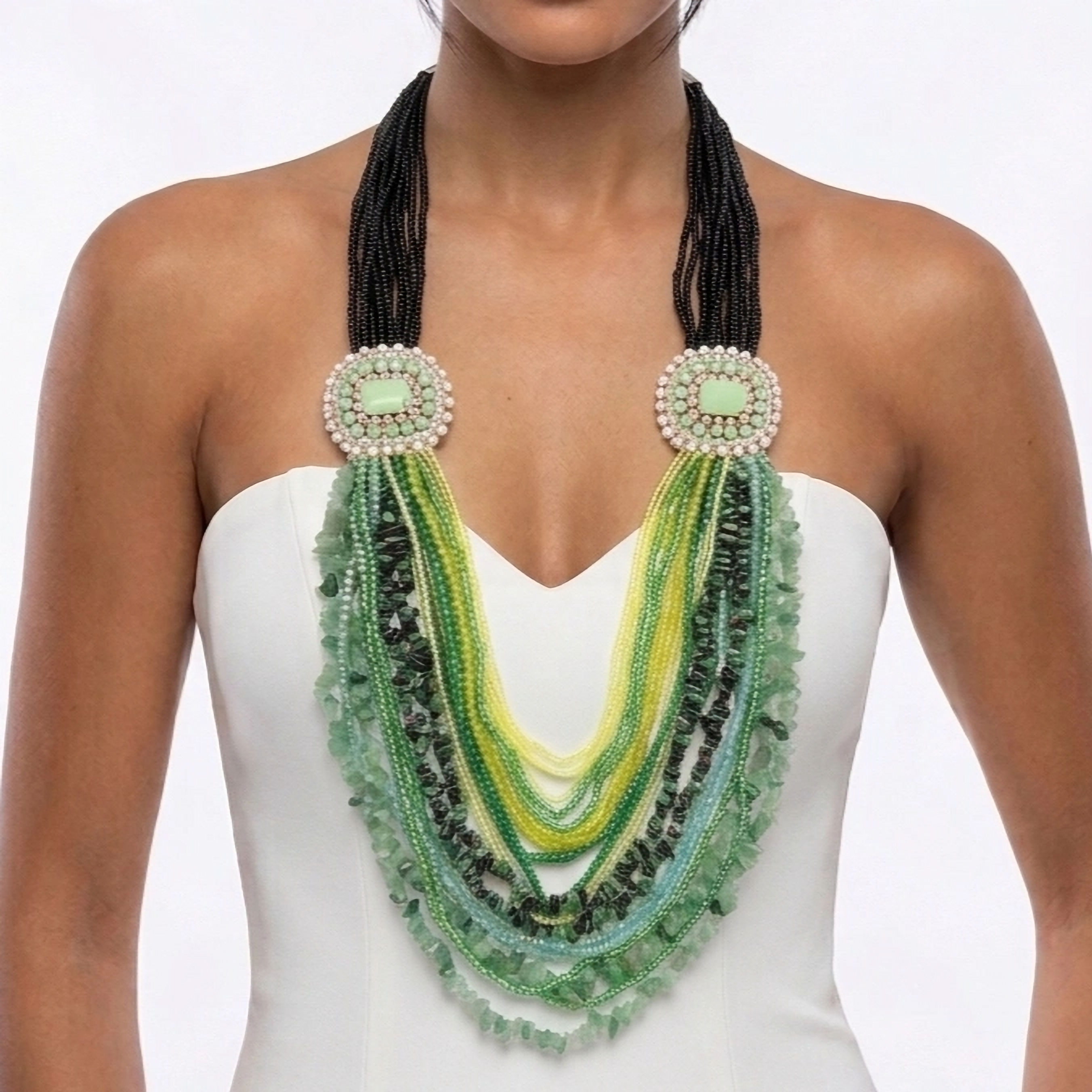 Necklace 2118 green