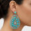 Thumbnail: Earrings 1675 AMITA pink/green/petrol blue/purple/black/turquoise