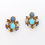 Thumbnail: Earrings 1691 ELETTRA green/blue/pink/brown