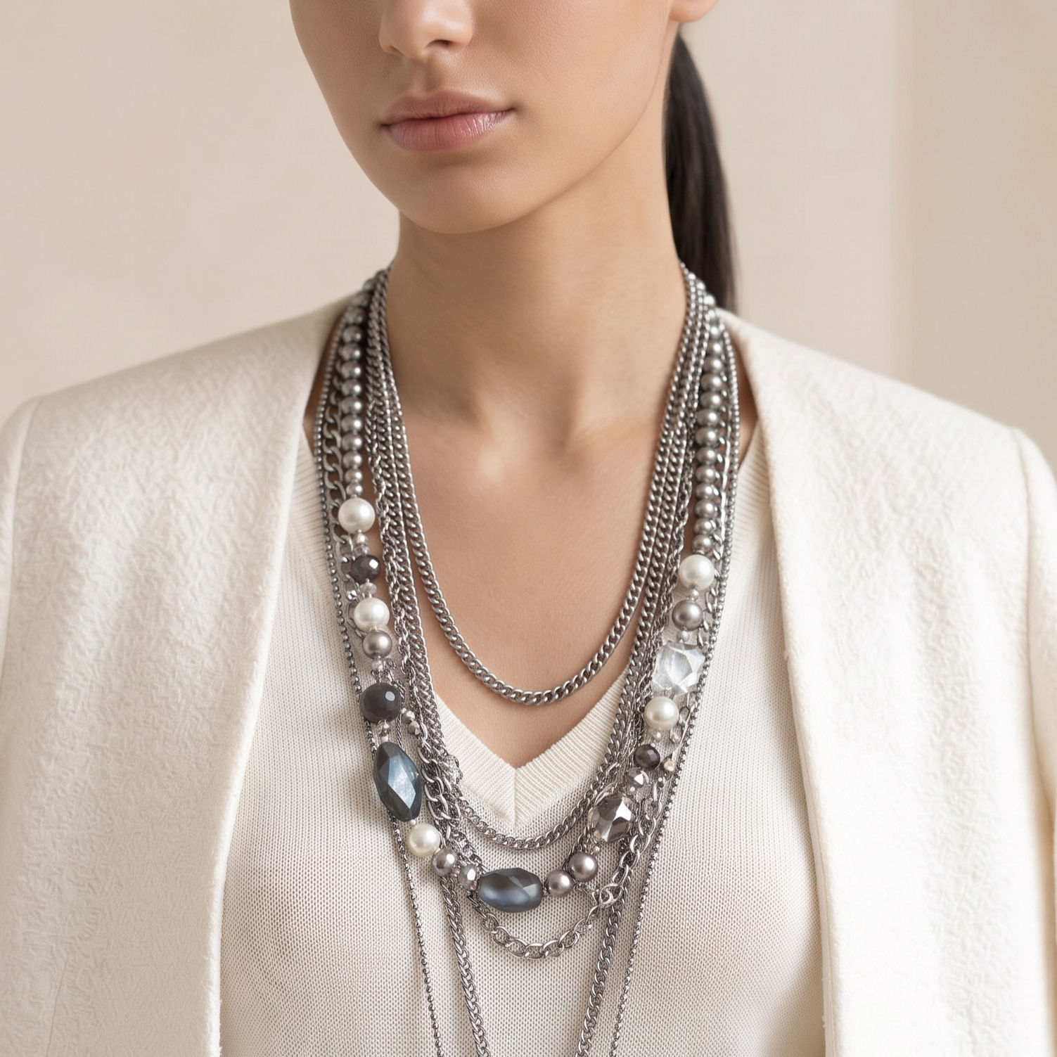 Necklace 1575 grey