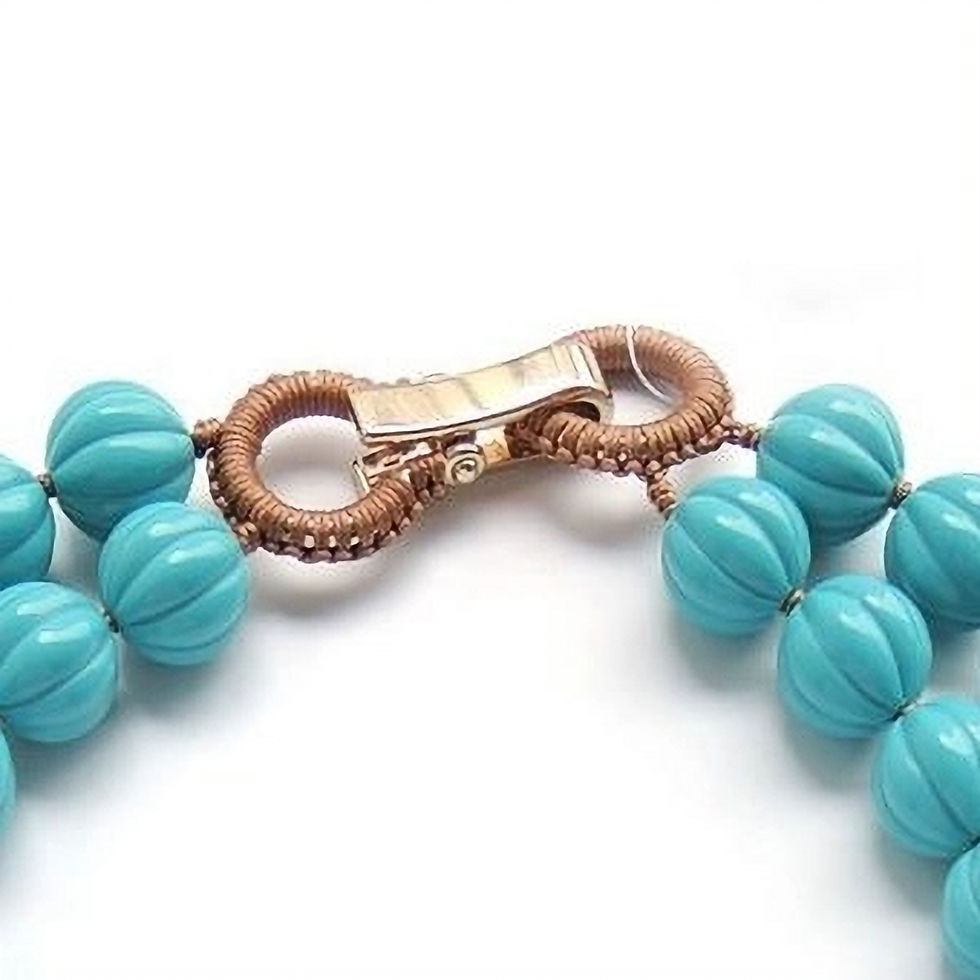 Miniatura: Collana 2353 in resina turchese