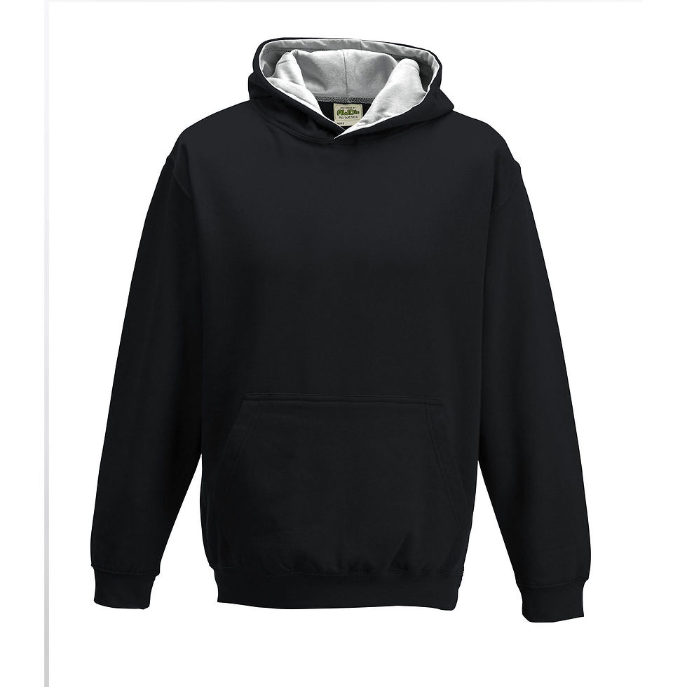 JET BLACK - HEATHER GREY