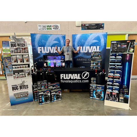 Fluval POS at a show
