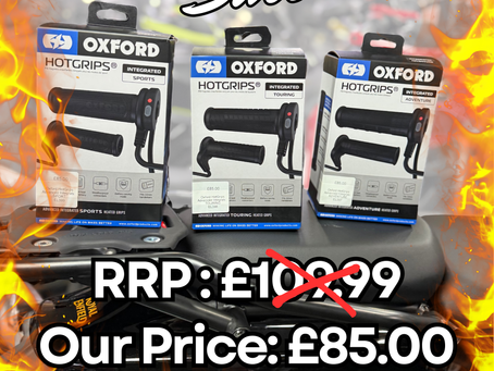 🔥 OXFORD INTEGRATED HOTGRIPS — ONLY £85! 🔥