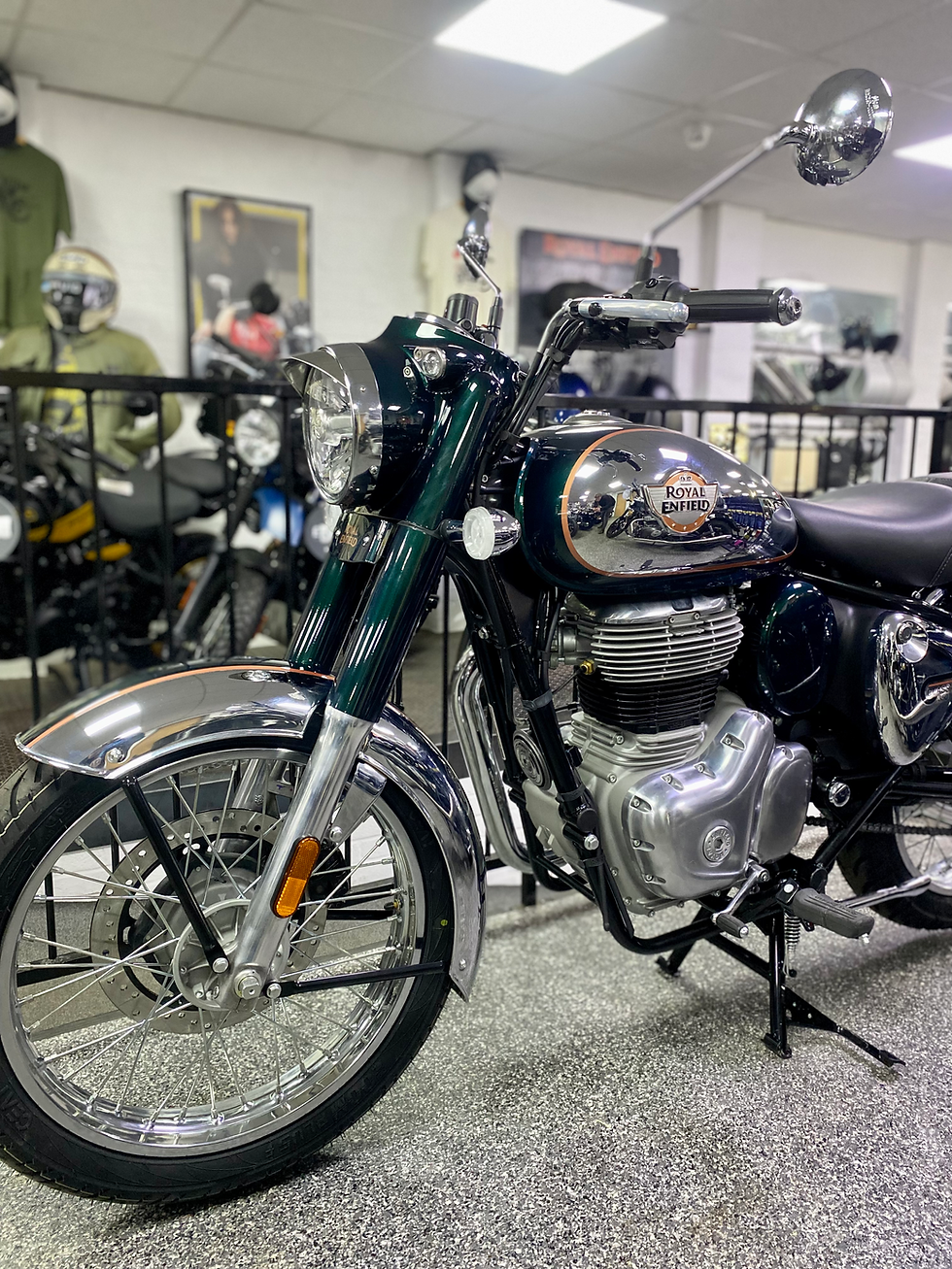 Thumbnail: Royal Enfield Classic 350 Emerald Green Chrome