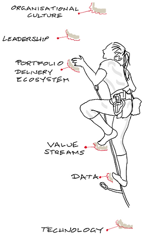 Steps in portfolio value delivery
