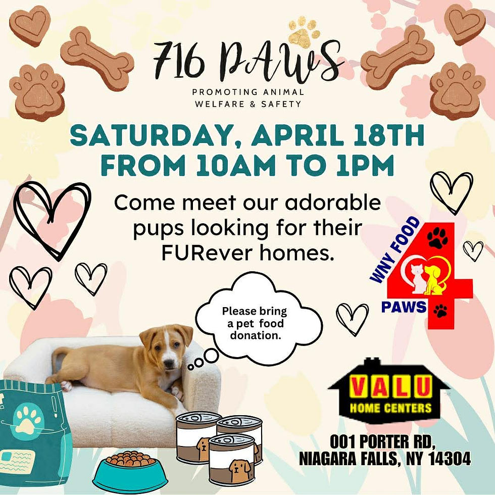 Adoption Event & Pet Food Drive