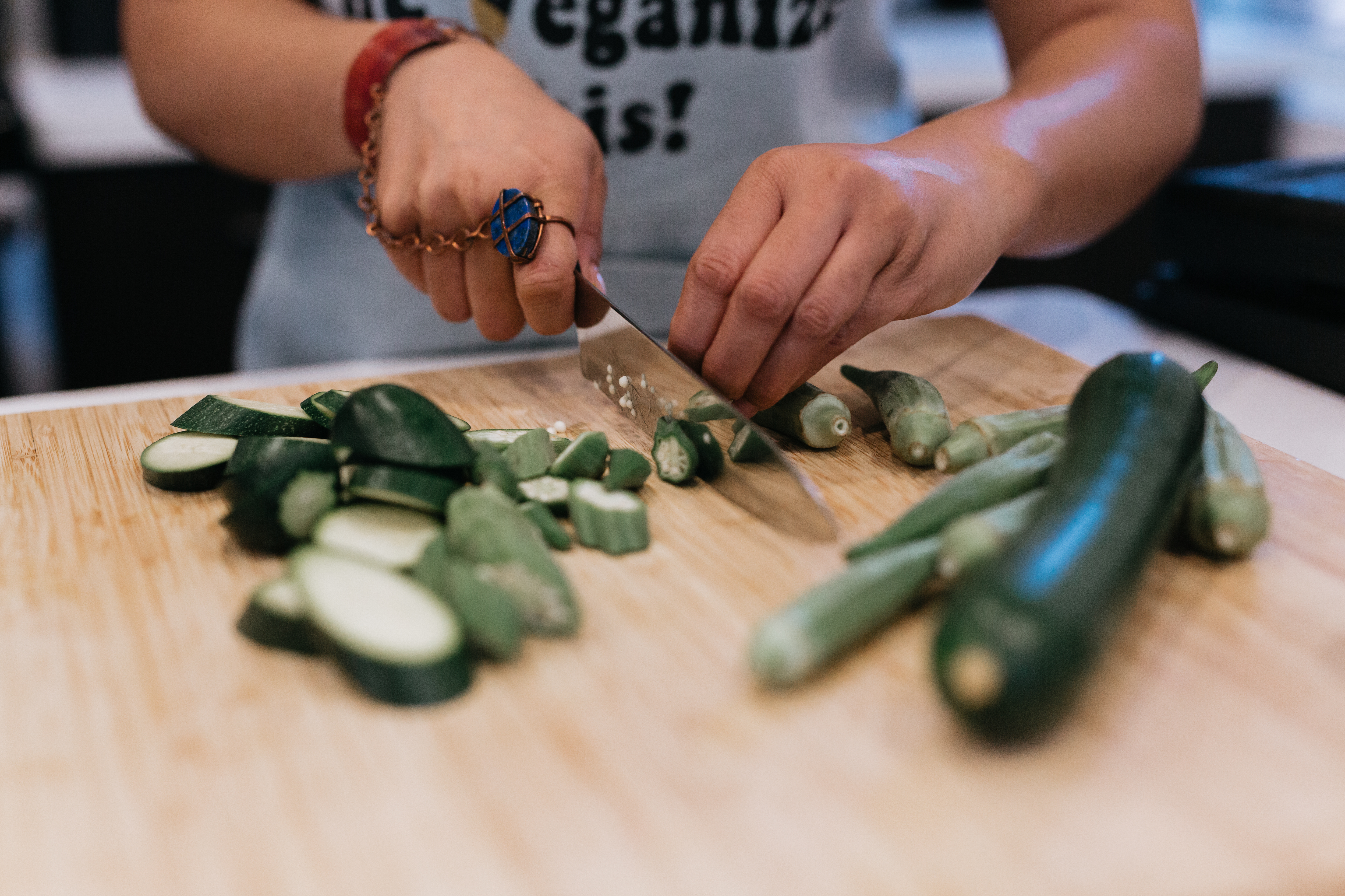 Arranged Food and Objects