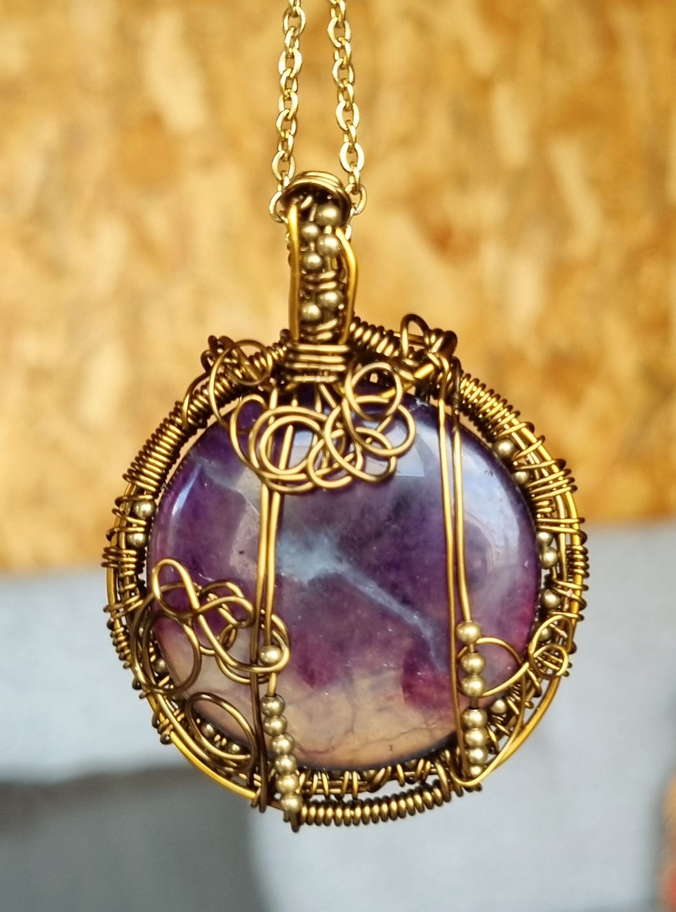 Miniature : Collier fluorite 