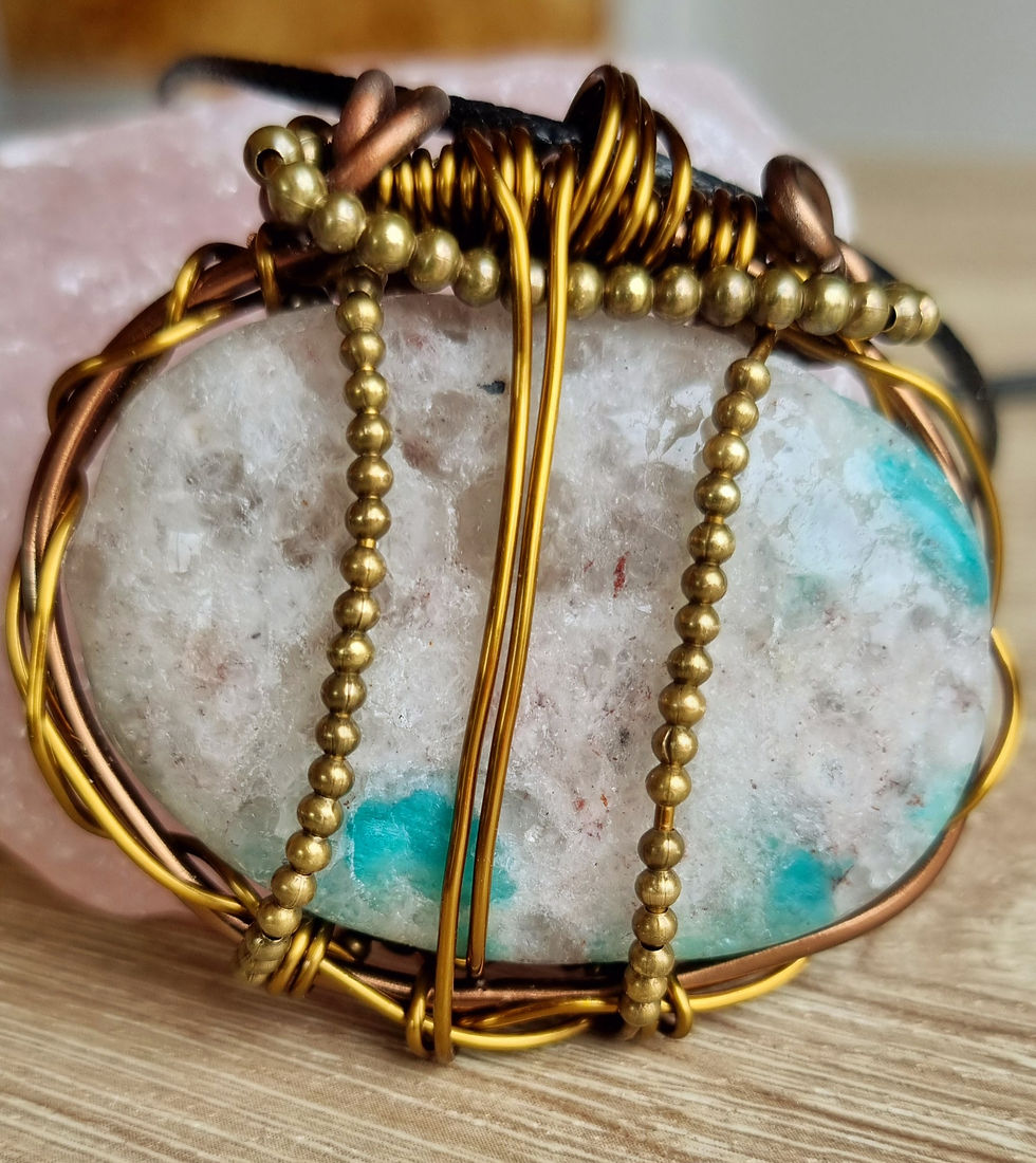 Miniature : Collier amazonite