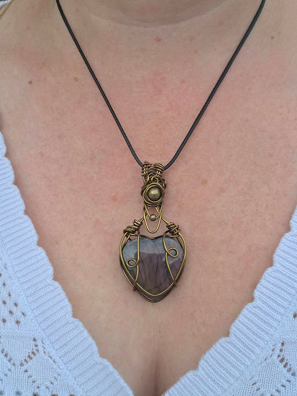 Miniature : Labradorite coeur