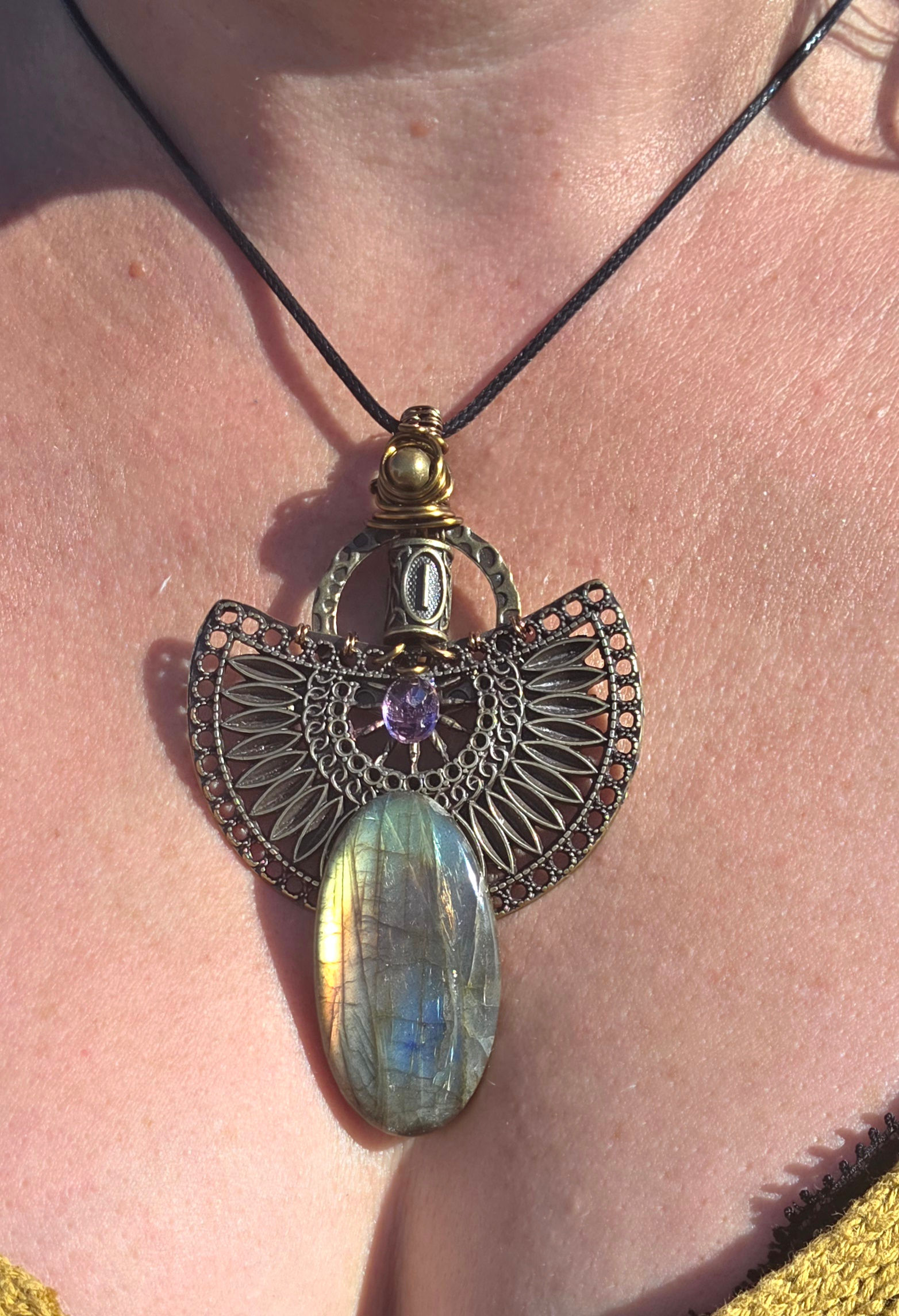 Amethyste & labradorite