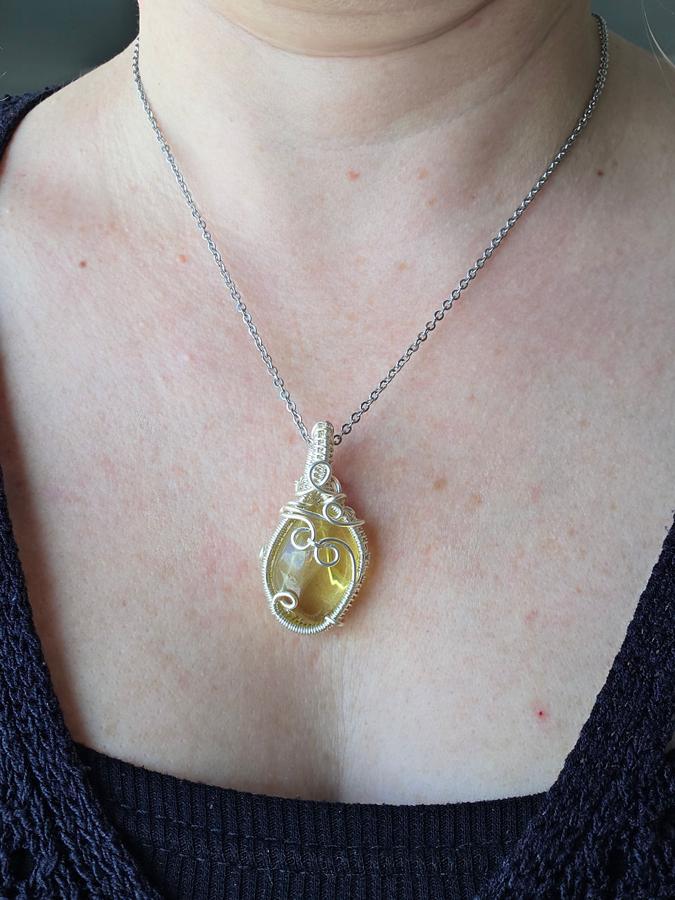 Miniature : Quartz citron 