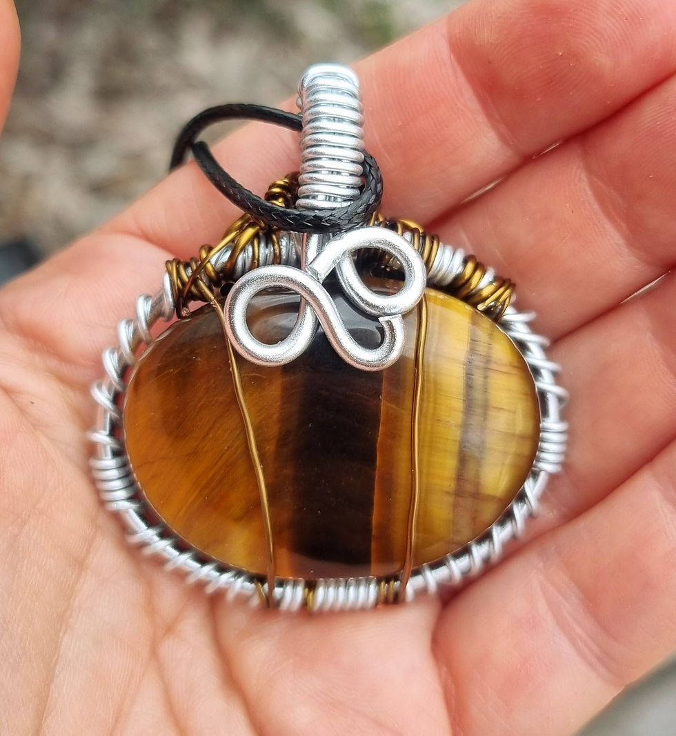 Miniature : Collier oeil de tigre 