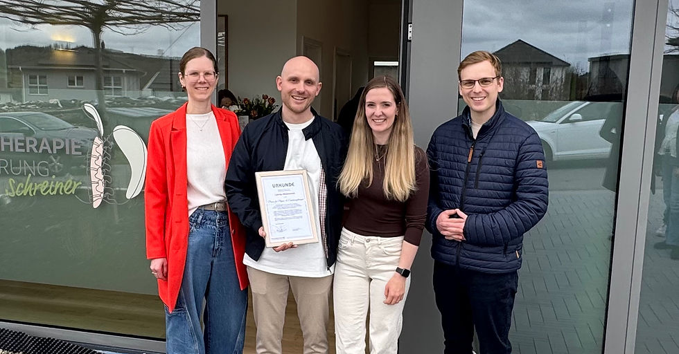 Neue Praxis für Physiotherapie und Ernährung in Hof – weiteres Mitglied im Gewerbeverein