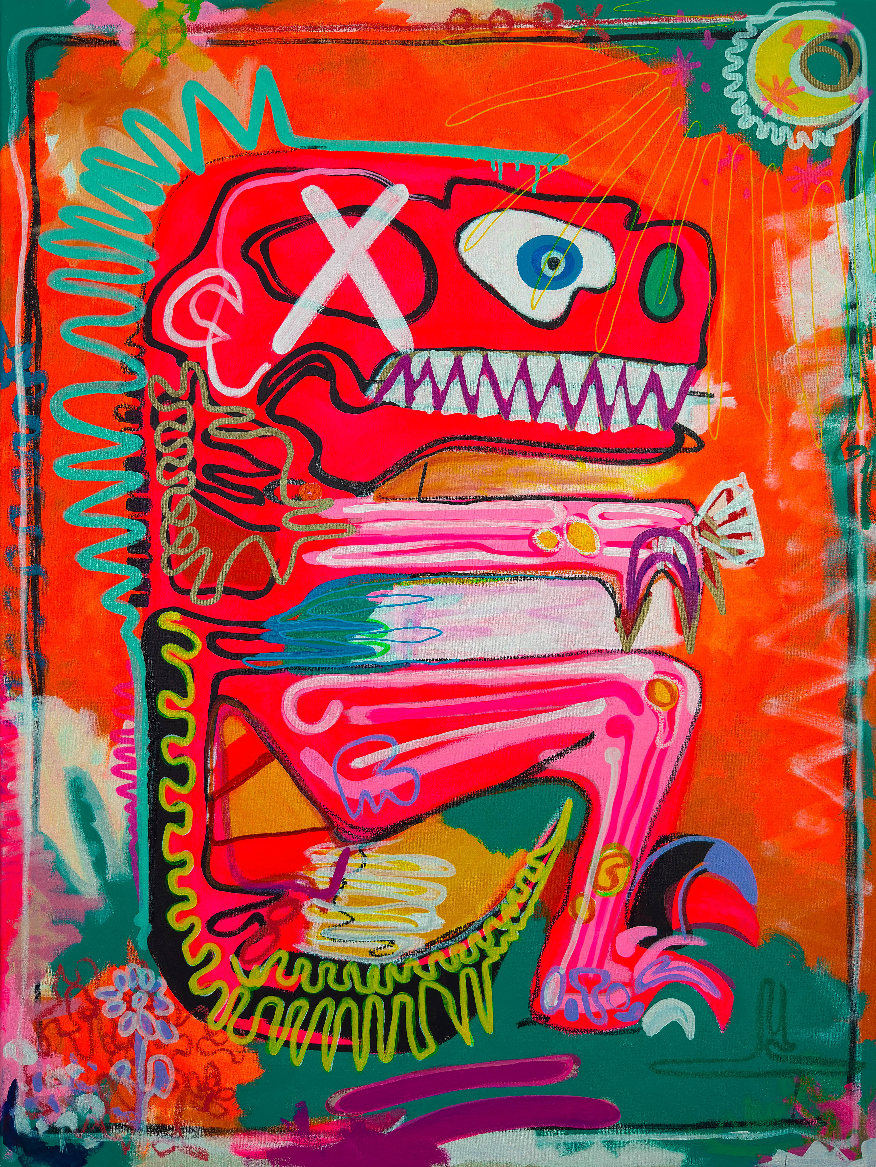 These Bones Aren't Real 90x120cm Acrylic on canvas, 2025.jpg