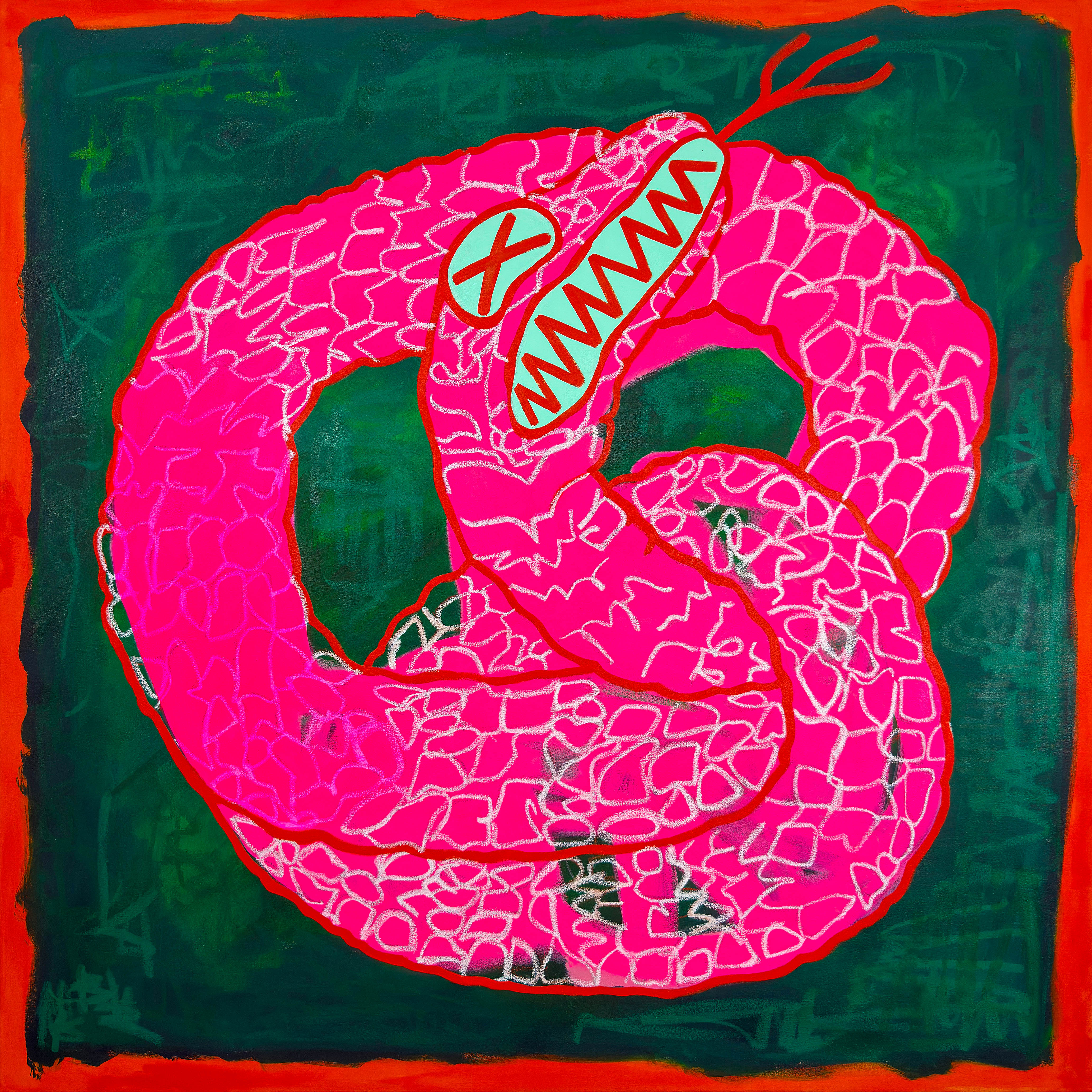 And I Eat Myself 120x120cm Acrylic on canvas, 2025.jpg