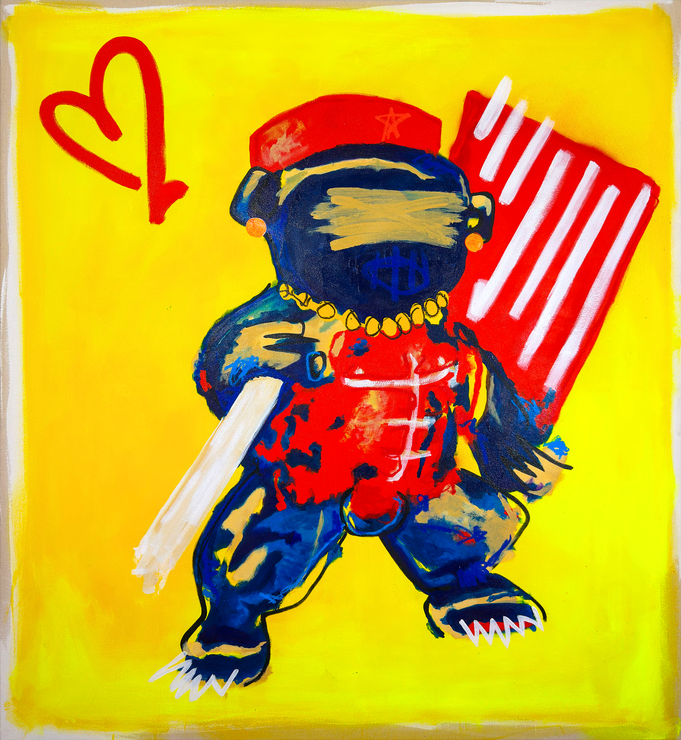 Clueless 115 x 125cm Acrylic on canvas, 2026.jpg