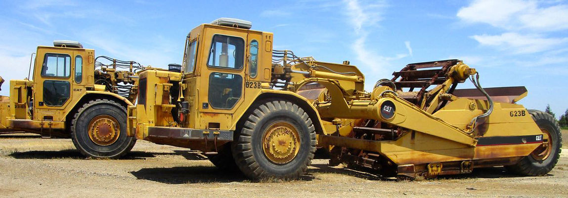 1985 Cat 623B Scrapers - 3 Units