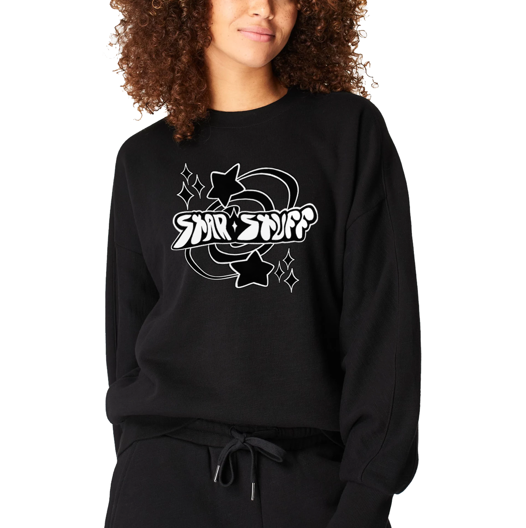 Tee mock up of "star stuff" tee